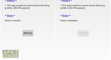 Screenmirroring patch