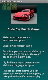 car slide puzzle game