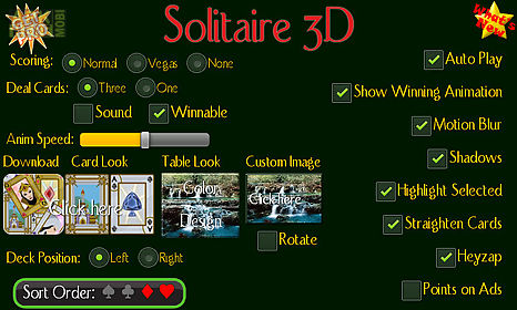 solitaire 3d