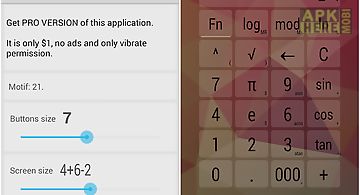 Calculator + widget 21 themes