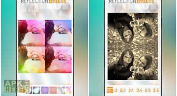 Mirror photo reflection effect