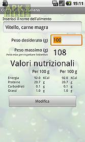 conta calorie italiano demo
