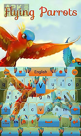 flying parrot keyboard theme
