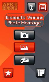 romantic woman photo montage
