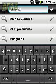 black google search