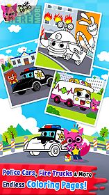 cars coloring book pinkfong