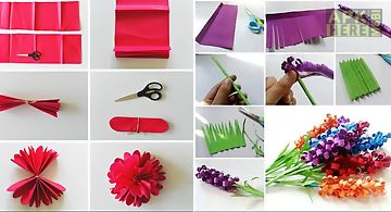 Paper flower tutorials