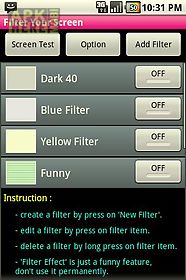 filter your screen- free!