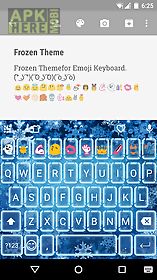 frozen emoji keyboard theme