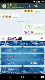 frozen emoji keyboard theme