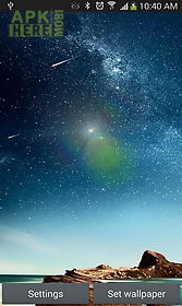 meteors sky