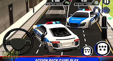 City police car driver sim 3d