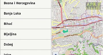 Maps of bosnia and herzegovina