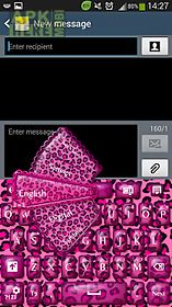 go keyboard pink cheetah