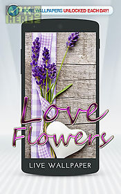 love flowers  live wallpaper