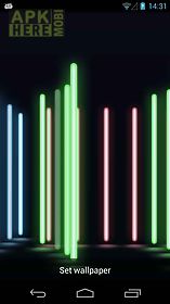 neon lights 3d  live wallpaper