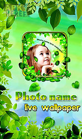 photo name  live wallpaper