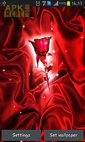 rose crystal live wallpaper