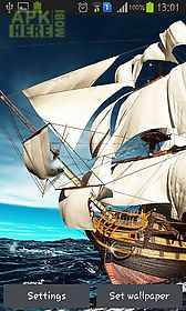 sailing ship live wallpaper