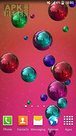 space bubbles  live wallpaper