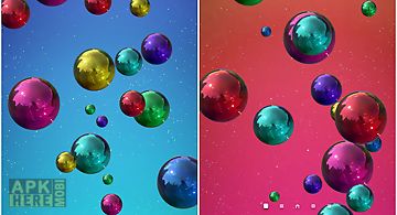 Space bubbles  Live Wallpaper