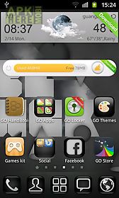 black theme go launcher