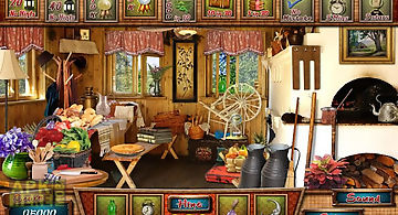 Cabin in woods hidden objects