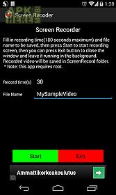 screen recorder for root