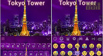Tokyo tower theme for keyboard