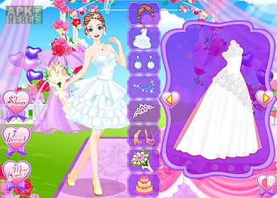 princess wedding dressup