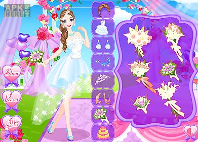 princess wedding dressup