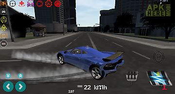Racing car drive simulator 3d