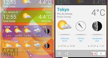 Weather widget forecast app