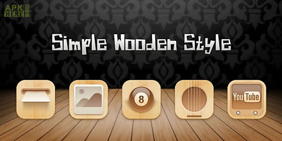 wooden style - solo theme