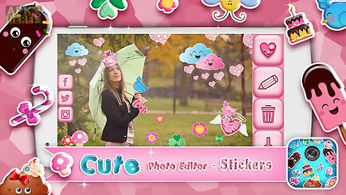 cute photo editor - stickers