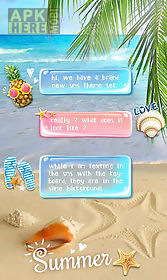 free - go sms pro summer theme