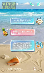free - go sms pro summer theme