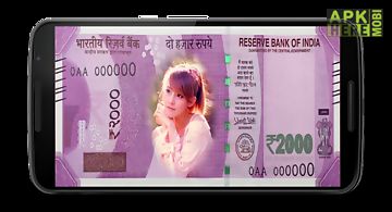 Modi money photo frames