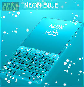 neon blue keyboard go