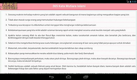365 kata mutiara islam
