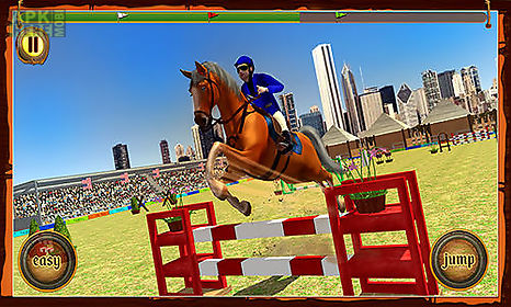 horse show jumping challenge