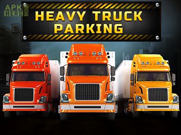 heavy truck parking 3d