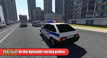 Racing on lada vaz police 3d
