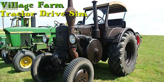 village farm tractor drive sim
