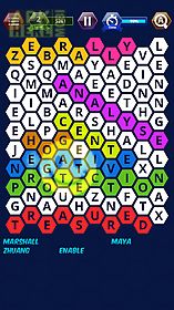 word search puzzles hexagon