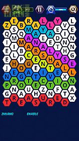 word search puzzles hexagon