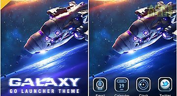 (free)galaxy go launcher theme