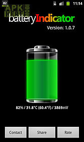 battery indicator percentage
