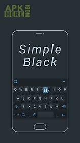 simple black keyboard theme