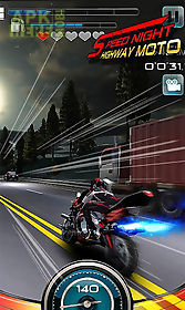 speed night highway moto